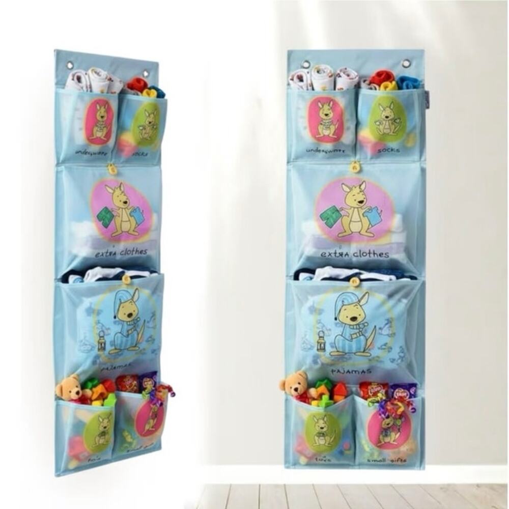 NWT Over The Door Storage / Wall Mount Closet Organizer for Toddler 44" x 14.5"